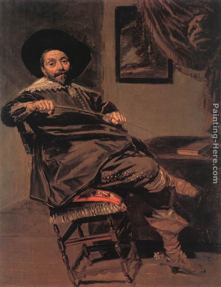 Willem van Heythuysen painting - Frans Hals Willem van Heythuysen art painting